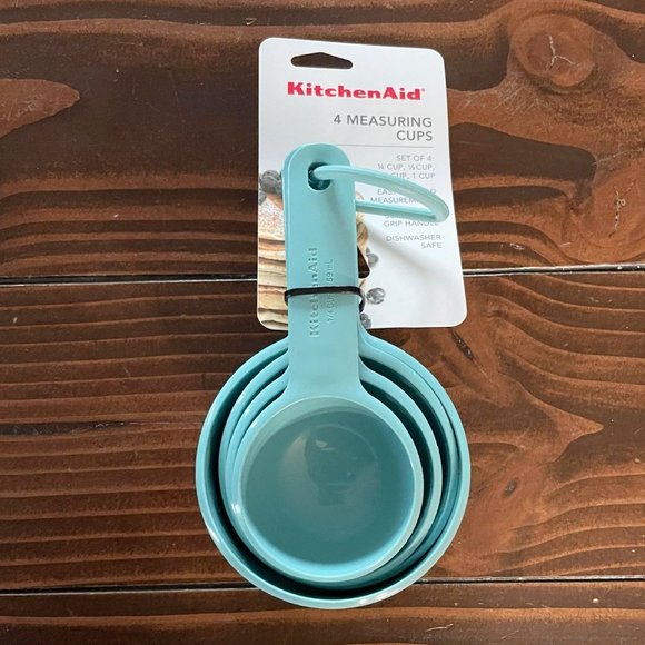 5/$20 NEW 5Pc KitchenAid Measuring Cup Set w/ Soft Grip Handles - Picture 1 of 7